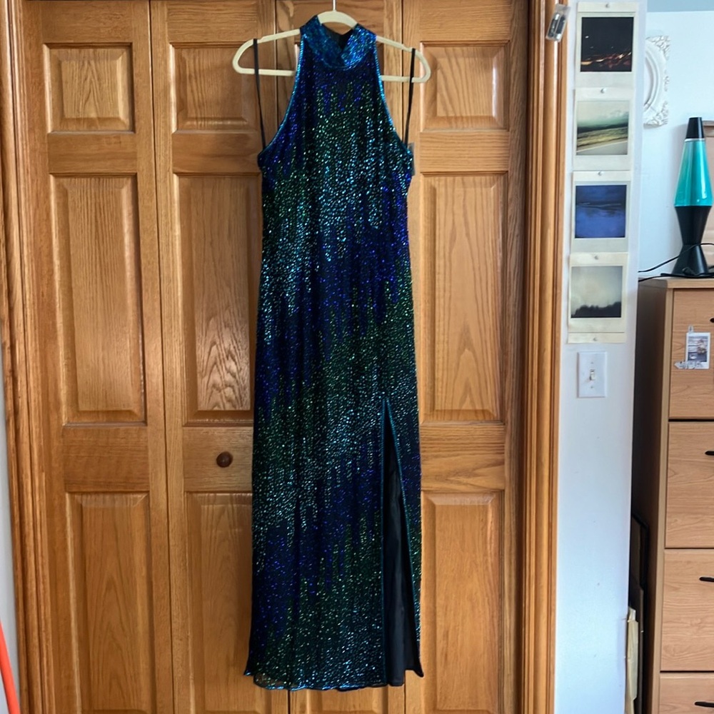Elegant Sequin Evening Gown